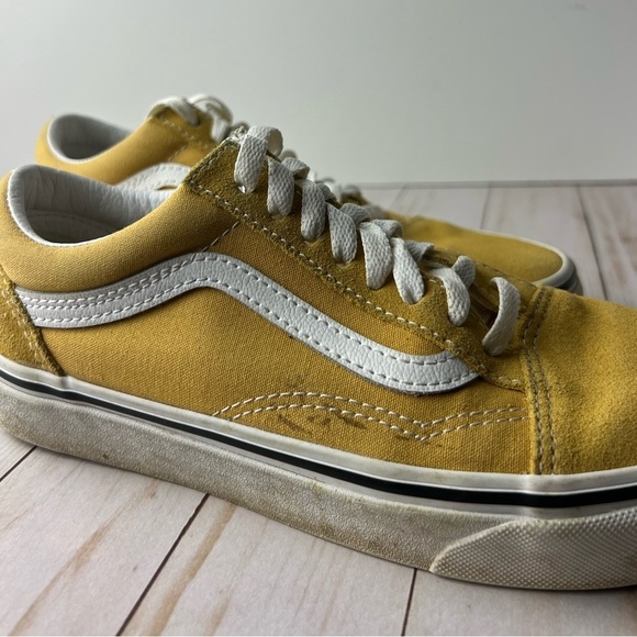 💫VANS Old Scool Sneakers, Yellow, Men’s 6.5, Women’s 8 - Picture 2 of 7